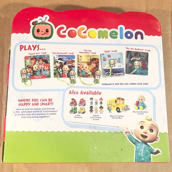 Cocomelon Musical Plush Book - Picture 2 of 2